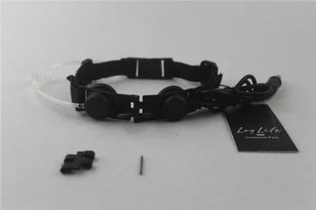 Mikrofon + Kulaklık Boğaz Tüp YENİ kulaklık Taktik radyo parçaları AUS033 siyah Şeffaf Set