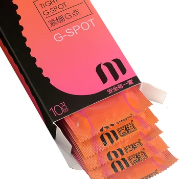 MingLiu 10 adet Küçük Boyutu 49mm Sıkı G noktası Spike Noktalı Prezervatif Uyarmak Hassas Küçük Prezervatif Boşalma