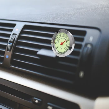 Mini Dekorasyon Araba Süsleri Stil Termometre Taşımaz Otomobil Havalandırma Klipsi İç Aksesuarları Araba Işık