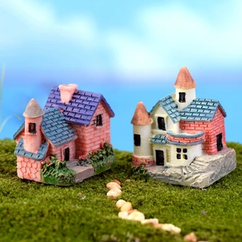 Minyatür Ev Peri Bahçe Dekorasyon Mikro Peyzaj Dollhouse Süs Noel