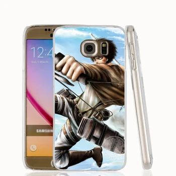MİNİ Samsung Galaxy S7 edge için Titan logo Japon anime cep telefonu kılıfı Üzerinde HAMEİNUO Saldırı ARTI Ücretini W2 S5 S4 S3