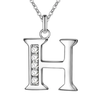 Moda H harfi Gümüş Kolye Yeni Satış Gümüş kolye & kolye /EDAFXAGP EZDKFYJF kaplama