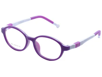Moda Çocuk TR90 Gözlük Çerçeveleri Bebek Çocuklar Kızlar Burun Yaylı menteşe Optik Gözlük Bacaklar Silikon EV1386 Kare