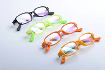 Moda Çocuklar Çocuk Yürümeye başlayan Çocuklar Kız TR90 Gözlük Çerçeveleri Burun Yaylı menteşe Tapınak Optik Silikon EV1372 Çerçeve Gözlük