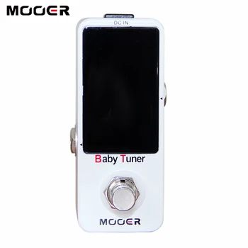MOOER Baby Tuner Çok küçük ve kompakt tasarım YENİ Efekt Gitar Pedal efekti LED