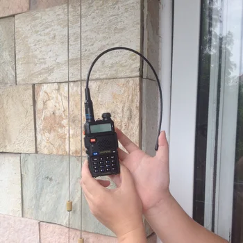 NA Walky Konuşkan KÖRFEZ TARAMA sürümü çift bant taşınabilir radyo deniz 8HX+-Doke UV 771 SMA-F VHF/ UHF-5R Walkie Talkie Anten