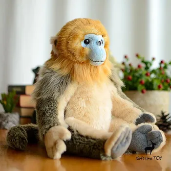 Nadir Hayvanlar Oyuncak Büyük Peluş Oyuncak Çocuk Hediyelik Yastık Sevimli Altın Maymun Kaliteli Bebek