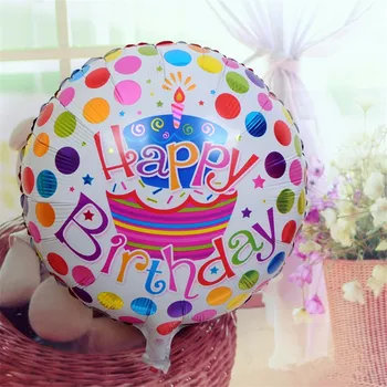 Nakliye bebek için 5 adet Yeni 18 inç doğum günün kutlu olsun karikatür çocuk oyuncakları toptan parti dekorasyon alüminyum balonlar ücretsiz
