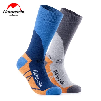 Naturehike 1 Çift Kış NH15A015 M Termal Çorap Uzun Çorap Çorap Solunabilir Yürüyüş Atletik Spor-