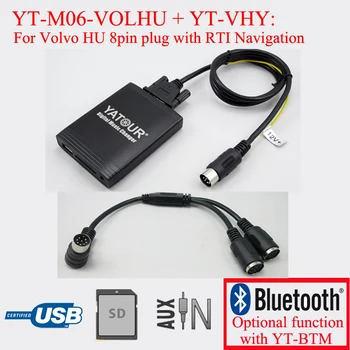 Navigasyon sistemi ile Yatour radyo USB SD Dijital MP3 çalar Volvo için Bakınız Temalar S60 S80 V40 V70 XC70 HU radyo