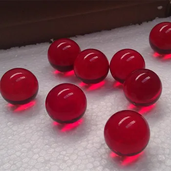 Noel Sihirli Hediye İçin İyi Şans Topu Dekor 60 mm Kırmızı Asya Kristal Yumuşak feng shui Kristal Cam Küre Moda Masa