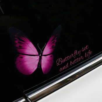 Noizzy 2018 Yeni Kelebek Koleksiyonu Doodle Araba Sticker Vinil Otomatik Çıkartma Kullanışlı Laptop Penceresi Vücut Otomobil Tuning Araba Şekillendirme
