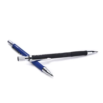 Okul Çizim için Karakalem Çizim 1 ADET Ofis Kırtasiye Mavi Siyah Kurşun Tutucu 2.0 mm 2B Kalem Mekanik Kalem