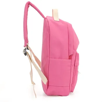 Oldukça stil düz basit tasarım öğrenci moda kadın kanvas Seyahat ZZ259 burslar yakışıklı kız omuz çantası sırt çantası sırt çantaları