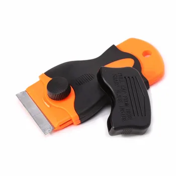 OOTDTY Plastik Araba Etiket Sökücü Kenar Bıçak Jilet Kazıyıcı Pencere Spatula Araçlar Kümesi