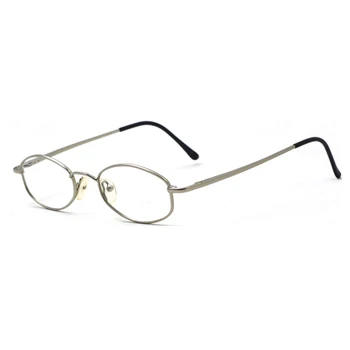 Optik Laura Peri Vintage Oval Tasarım Paslanmaz Çelik Bahar Tapınak Gözlük Çerçeveleri Erkekler Kadınlar oculos de grau SA356 Gözlük