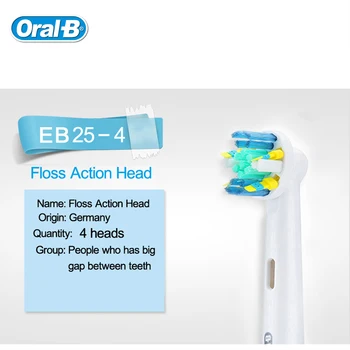 Oral B Elektrikli diş Fırçası Baş Derin Temizlik Diş Değiştirilebilir 50 D12013/D16523 4 kafa EB30/17/18 20//25/Kafa fırça