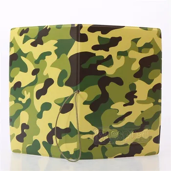 Ordu Yeşil Kamuflaj Tarzı 3 boyutlu Tasarım Moda Pasaport sahibi Kapak KİMLİK paketi Seyahat Aksesuarları Bilet Koruyucu Kılıf Hediye