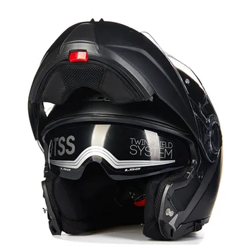 Orijinal FF325 LS2 motosiklet kaskı modüler motosiklet kaskı çift güneş kalkanı kask ECE moto racing kask kadar çevirin