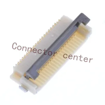 Orijinal FPC/FFC ZIF Konnektör Hirose 0.5 SAAT 20 mm 2.0 mm Tek Yan Ön FH12-20S Kapak Yüksekliği 0.5 SH Zifiri