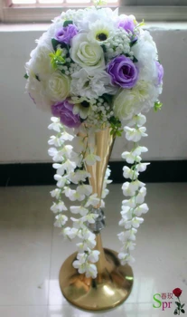ORTAK MODÜLLERİ YENİ!Ücretsiz kargo! 10 adet/lot düğün masa çiçeği top suni kemer çiçek duvar zemin çiçek dekorasyonu flore