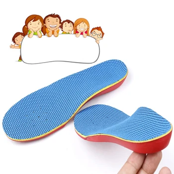 Ortez Ortopedik Ayakkabı 1 Çift Ayakkabı Kemer Destek Yastığı Çocuklar Düz Ayak Yastık Pedleri Ağrı Kesici Yastıkları Düztaban Tabanlık Tabanlık