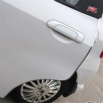 Oslamp 6 mm Araba Krom Dekor Şerit Sticker Gümüş Stil Oto Döşeme Şeridi kaportacı Pencere Dış Dekorasyon Kalıplama 3Meters