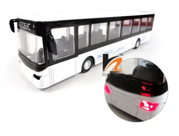 Otobüs Metal Model Araba Arka Kapı Açık optik Oyuncak Araba Akustik Çekme klimalı, Klasik Antika Araba Modeli,Ücretsiz Kargo Alaşım
