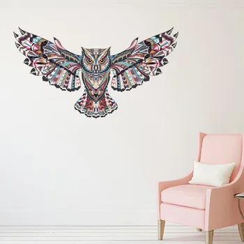 Oturma Odası Yatak Odası Ev Dekorasyon duvar Kağıdı Duvar Çıkartmaları için Muyuchunhua Renkli Kartal Sanat Duvar Sticker Aile Çıkartma