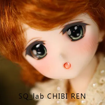 OUENEİFS SQ_Lab Chibi'nin Ren Moe Tsubaki 1/6 bjd reçine model yeniden doğmuş bebek kız erkek bebek gözleri, Yüksek Kaliteli oyuncak dükkanı makyaj