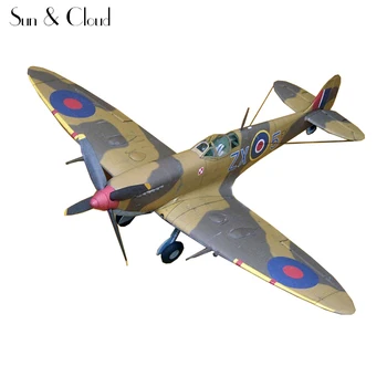 Oyun DİY Çocuk Oyuncak Bulmaca 1:32 DİY 3D IXc Tipi Supermarine Spitfire Avcı Uçağı Kağıt Uçak Modeli Araya El İşi