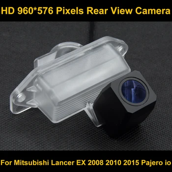 PAL HD 960*576 yüksek çözünürlüklü Araba Mitsubishi Lancer EX 2008 2010 Pajero ıo Araba Kamera için Arka görüş Kamerası Park Piksel