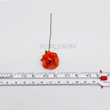Parti Düğün Dekorasyon Hediye Temini İçin 144Pcs Kafa 2cm Renkli Dekoratif Erik Çiçeği Yapay mini Kağıt Gül Çiçek 9Z