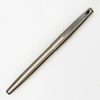 Paslanmaz Çelik Klasik Yazılı Kalem mali İpucu 0.38 mm Çok Güzel bir Çeşme Hediye Okul Ofis Kırtasiye Kalem