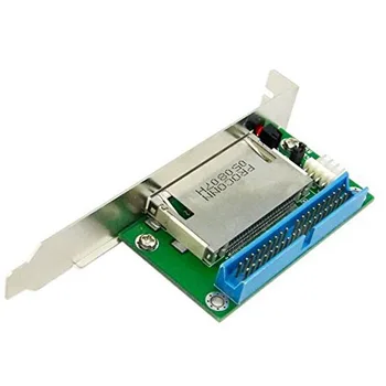 PCI Braketi ile Compact Flash CF Adaptör Dönüştürücü bir 40pin IDE ATA Arka Panel
