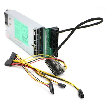 PCI-E 6Pin Bağlayıcı İle PİCO-PSU 160Watt 24Pin ATX Güç Modülü.