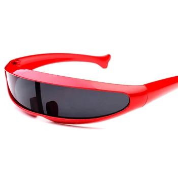 Peekaboo plastik ucuz bir parça lens unisex kırmızı beyaz siyah vintage kadın güneş gözlüğü uv400 erkek güneş gözlükleri