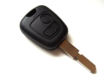 Peugeot 406 2 Düğme Uzaktan Anahtar Fob + Boş Anahtar Blade