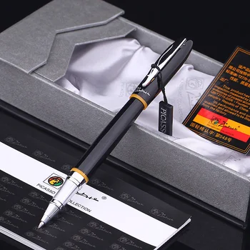 Pimio Paris'in Lüks Pürüzsüz İmzalama Rulo Topu 0.7 mm Siyah Mürekkep Dolum Kalem ile Orjinal Hediye Kutusunda Ücretsiz Kargo ile Kalem