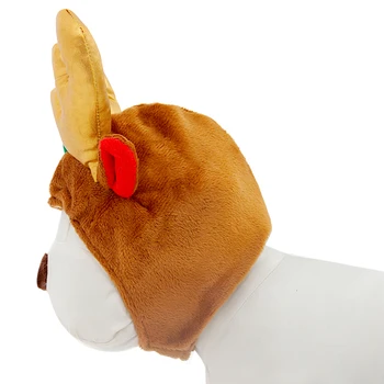 Ping Evcil Köpek Sıcak Giysi Köpek Kış Şapka Boynuzlu Şapkalar Noel Şapkalar Hayvan Tımar Kedi Köpek Sevimli Geyik Pet S/M/L Malzeme