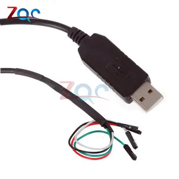 PL2303 USB To TTL PL2303HX KONTROL Kablosu Modül 4 P 4 Pin Dönüştürücü RS 232 Seri Adaptör Kablo Modülü PL2303HX Çevirici