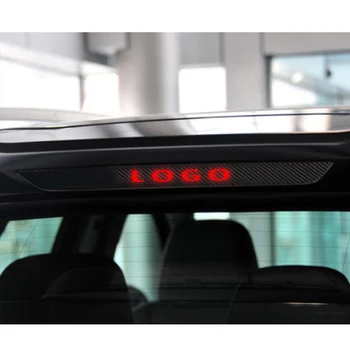 Porsche Cayenne Katına Çıkması Arka Işık Sticker Araba İçin Yüksek Fren Lambası Uygun Karbon Fiber Araba Sticker Stil