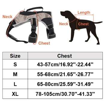 Profesyonel Naylon Büyük Köpek Eğitim Koşum Güvenlik Yeleği Yansıtıcı Pet Göğüs Kemeri Ayarlanabilir Hızlı Kontrol Açık Koşum