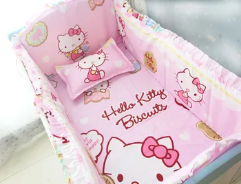 Promosyon! Bebek Yatağı Kaliteli Bebek Beşik Yatak Seti Pamuk Bebek Yatak Seti Aksesuarları( tampon+sac+yastık kılıfı)vardır