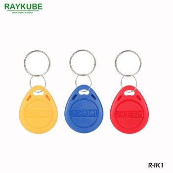 RAYKUBE R-İK1 10 adet/Lot 125Khz RFID Proximity Keyfobs İçin Kapı Erişimi Güvenlik Anahtarı ' Yi Keyfobs