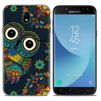 Renkli 5.2 Samsung Galaxy 2017 J5 J530 Avrupa Sürümü için SMS ile Yumuşak Telefon kılıfı-inç Moda Deseni Nakliye Boyalı bırak
