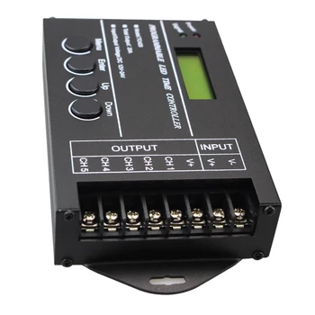 RGB için 5 KANAL * 4 * 12 V-24 V programlanabilir uzaktan kumanda zaman şerit denetleyicisi USB kablosu sık karşılaşılan zamanlayıcı dimmer anot led