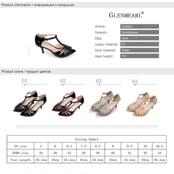 Roma Kadın Yüksek Topuklu DE Marka Siyah T-Kayışı Yaz Ayakkabı Kadın Peep Toe İnce Topuklu Kadın Ayakkabıları Artı Boyutu Parti Sandalet Sandalet
