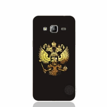 Samsung Galaxy J1 J2 J3 J5 77 MİNİ için HAMEİNUO Rusya Bayrağı Amblemi kapak telefon kılıfı 2016 ACE