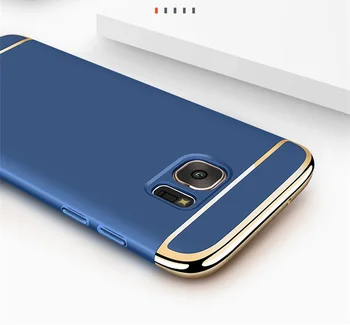 Samsung Galaxy J3 J5 Numarası Başbakanı durumda 2016 Lüks Royal Gold Metal Kaplama Sert Kapak İçin vaka 1 3 kimTHmall Çıkarılabilir